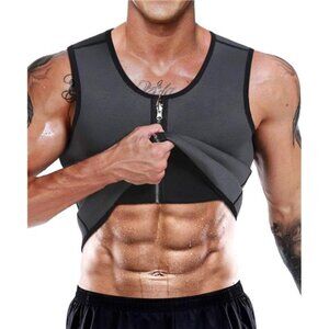 Men Sauna Vest Hot Sweat Waist Trainer Corset Neoprene Tank Top Shapewear